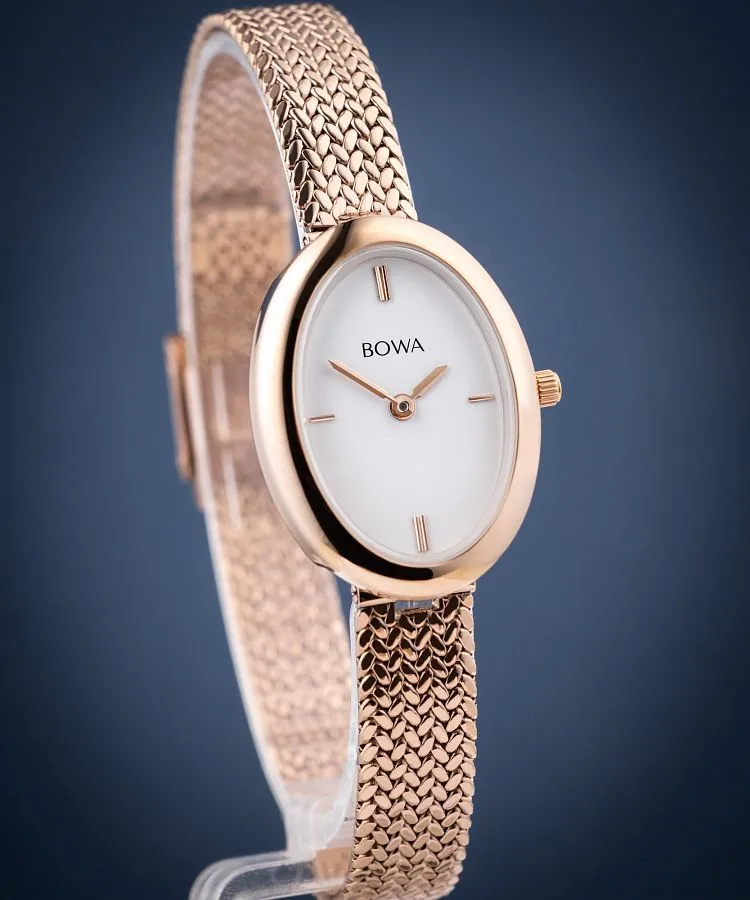 Часовник Дамски BOWA Oslo White Rose-Gold Mesh 23 OS237-27-107M