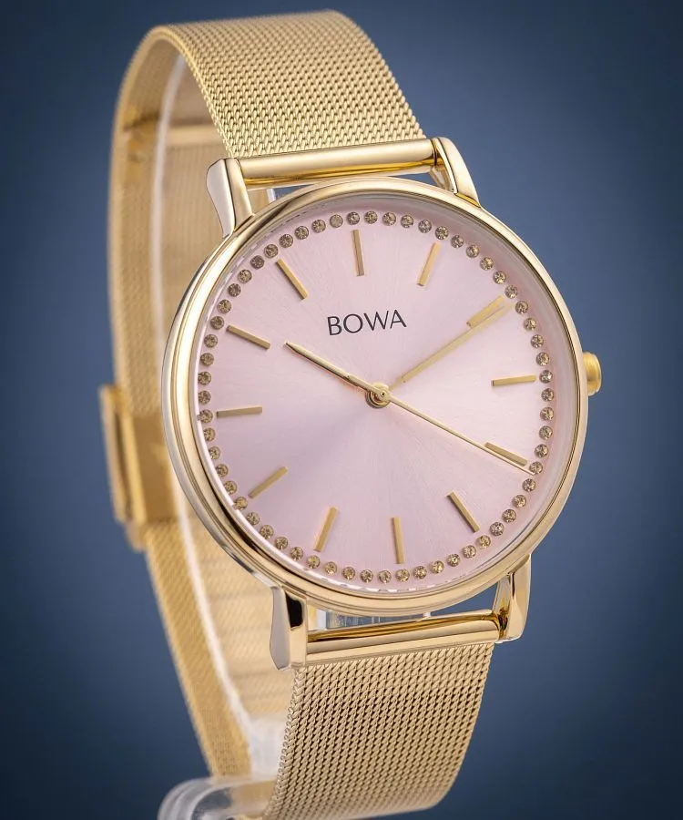 Часовник Дамски BOWA Rio Rose-Gold Gold Mesh 38 RI384-74-184M