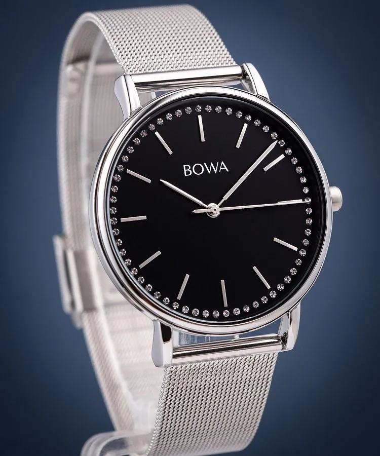 Часовник Дамски BOWA Rio Black-Silver Mesh 38 RI385-15-185M