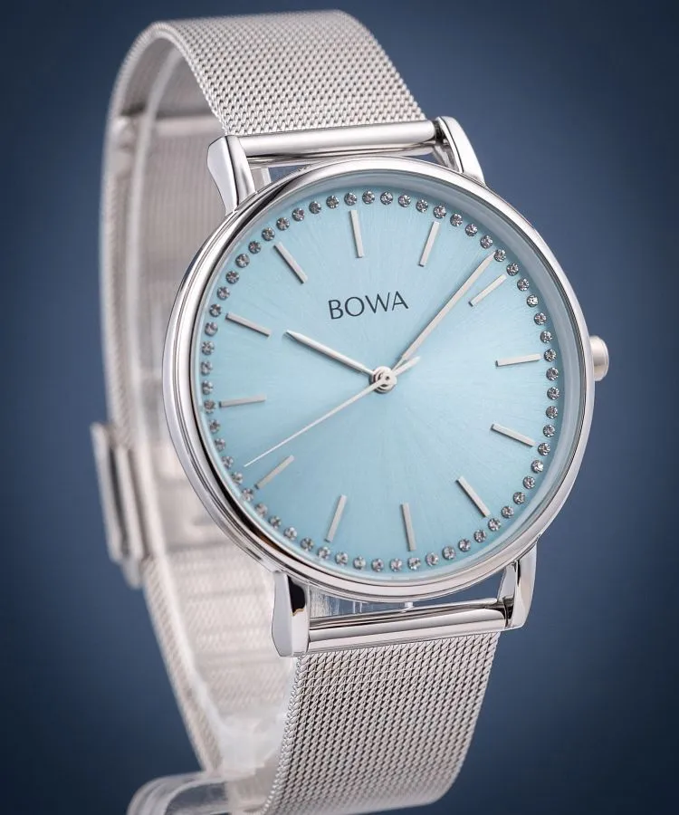 Часовник Дамски BOWA Rio Ice-Blue Silver Mesh 38 RI385-95-185M