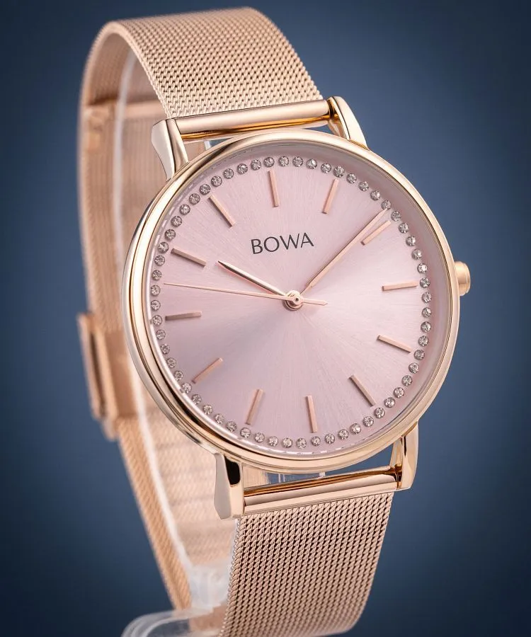 Часовник Дамски BOWA Rio Full Rose Gold Mesh 38 RI387-77-187M