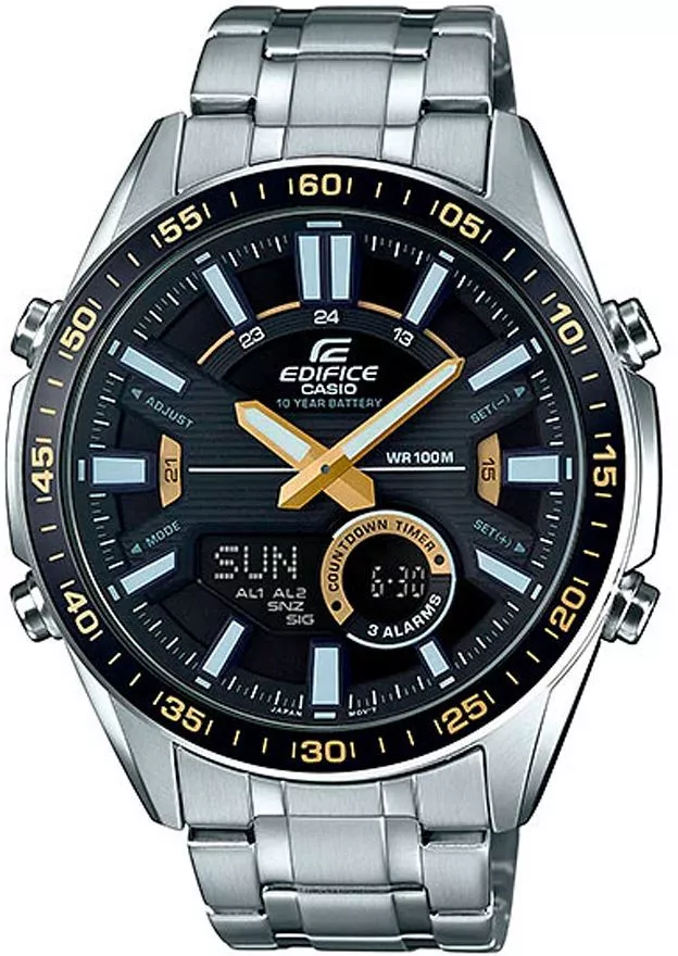 Часовник Мъжки Casio Edifice Momentum Sporty Chronograph EFV-C100D-1BVEF