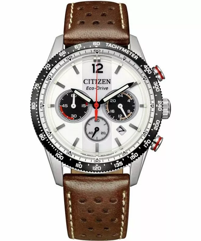 Часовник Мъжки Citizen Vintage Racing Eco-Drive Chronograph CA4714-04A