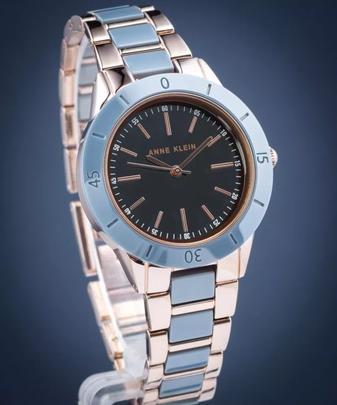 Часовник Дамски Anne Klein Two-Tone Ceramic AK-3160BLRG