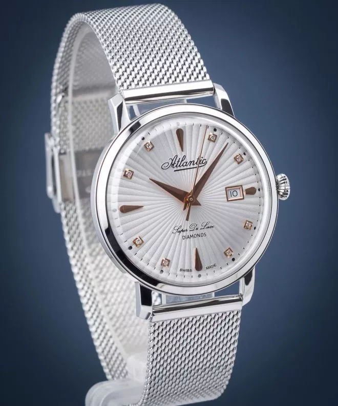 Часовник Дамски Atlantic Super De Luxe Diamonds 29355.41.27R