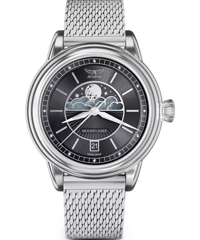 Часовник Дамски Aviator Douglas Moonflight Limited Edition V.1.33.0.252.5