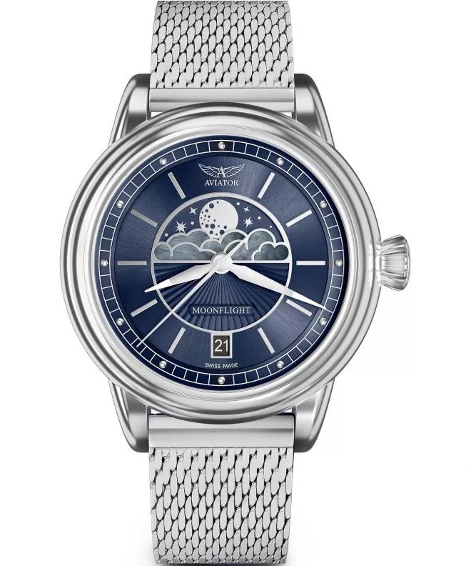 Часовник Дамски Aviator Douglas Moonflight Limited Edition V.1.33.0.255.5