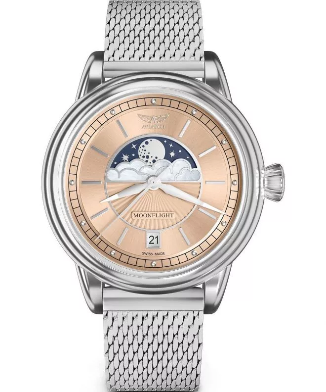 Часовник Дамски Aviator Douglas Moonflight Limited Edition V.1.33.0.259.5