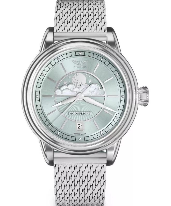 Часовник Дамски Aviator Douglas Moonflight Limited Edition V.1.33.0.261.5