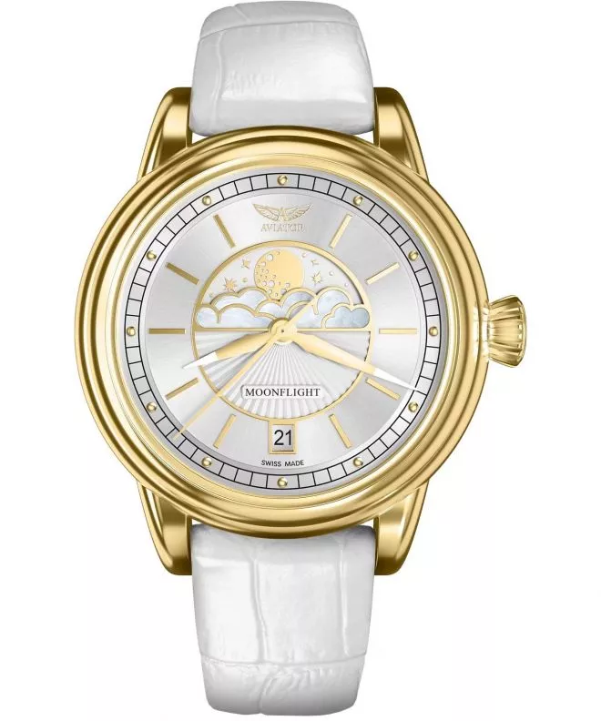 Часовник Дамски Aviator Douglas Moonflight Limited Edition V.1.33.1.343.4