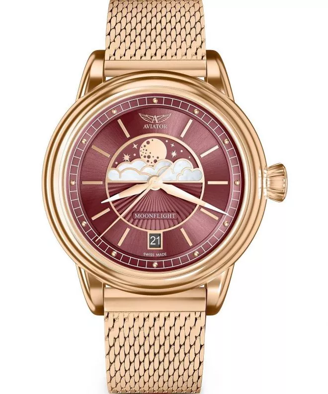 Часовник Дамски Aviator Douglas Moonflight Limited Edition V.1.33.2.265.5