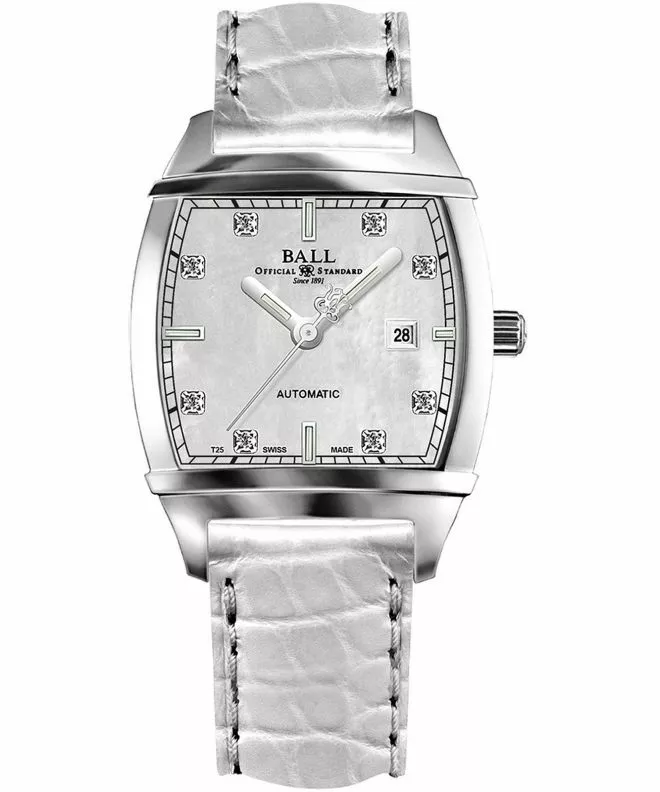 Часовник Дамски Ball Transcendent Pearl Diamond Automatic NL1068D-L3J-WH
