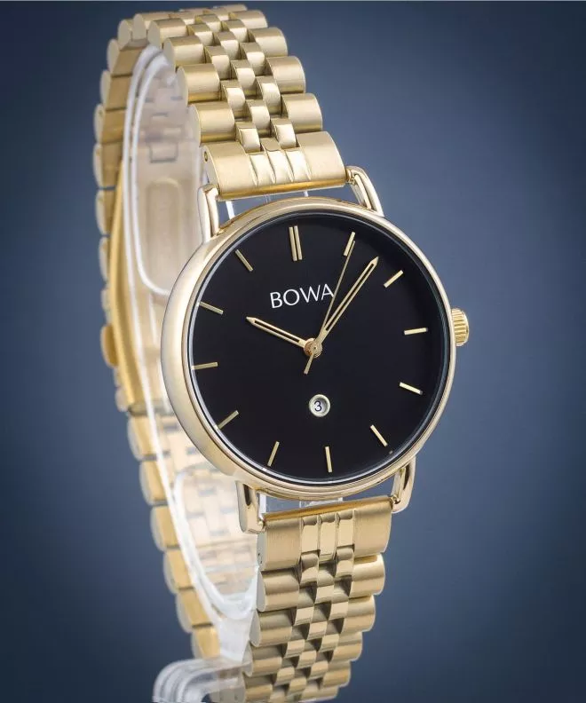 Часовник Дамски BOWA Milan Black Gold Steel 34 MI344-14-164S