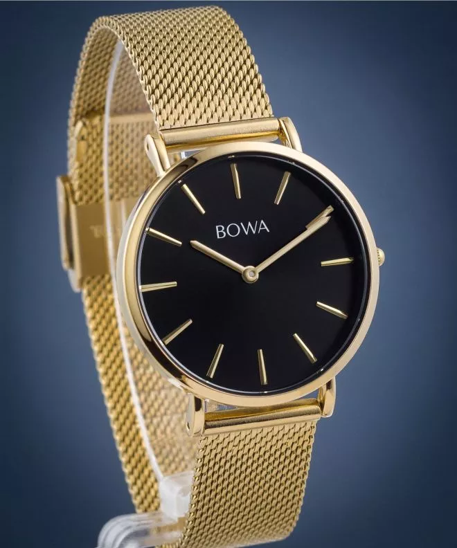 Часовник Дамски BOWA New York Petite Black-Gold Mesh 34 NY344-14-184M