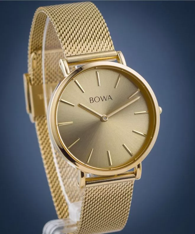 Часовник Дамски BOWA New York Petite Full Gold Mesh 34 NY344-44-184M