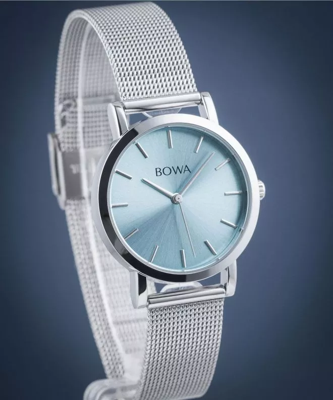 Часовник Дамски BOWA Tokyo Ice-Blue Silver Mesh 33 TO335-95-165M