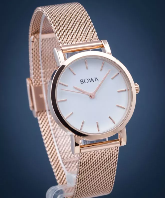 Часовник Дамски BOWA Tokyo White Rose-Gold Mesh 33 TO337-27-167M