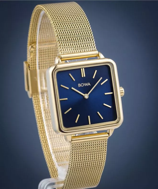 Часовник Дамски BOWA Vienna Navy Blue-Gold Mesh 29 VI294-34-164M