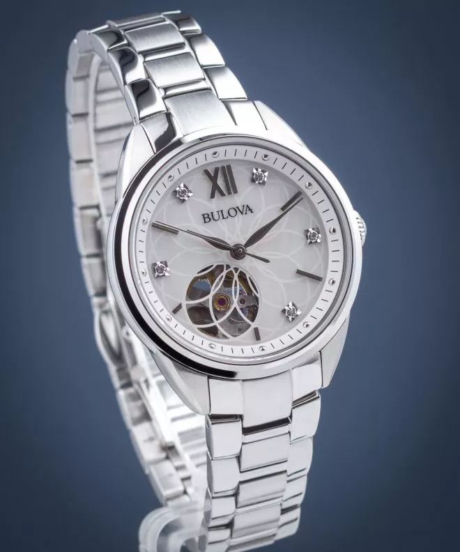 Часовник Дамски Bulova Diamond Automatic 96P181