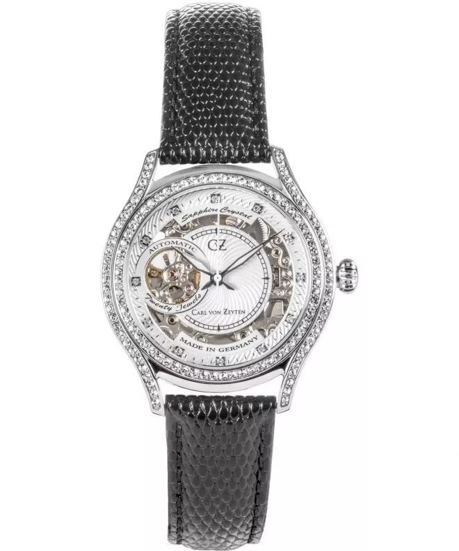 Часовник Дамски Carl von Zeyten Hornberg Skeleton Automatic CVZ0069WHS