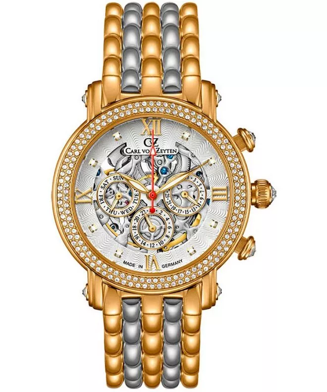 Часовник Дамски Carl von Zeyten Kniebis Skeleton Automatic CVZ0062RWBS