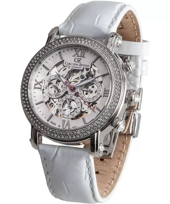 Часовник Дамски Carl von Zeyten Kniebis Skeleton Automatic CVZ0062WHS