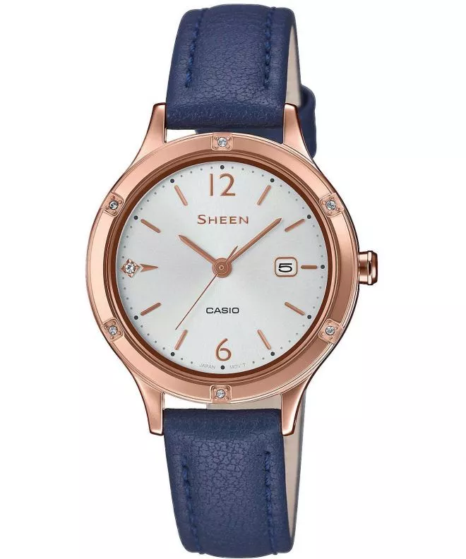 Часовник Дамски Casio Sheen Slim Case Sapphire SHE-4533PGL-7BUER