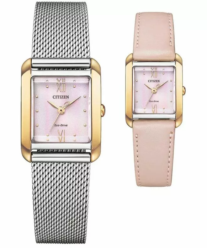 Часовник Дамски Citizen Citizen L Sqaure Set Square Set EW5596-66X