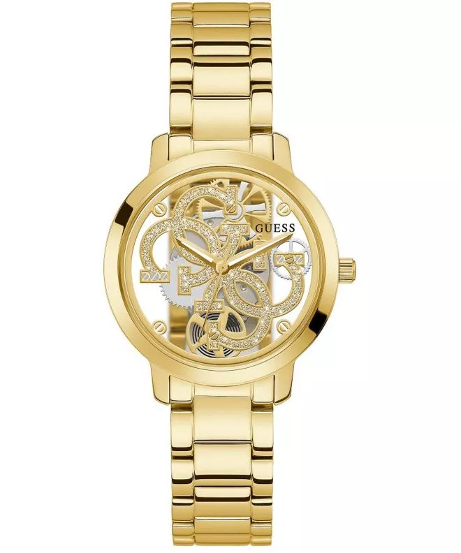 Часовник Дамски Guess Quattro Clear Skeleton GW0300L2
