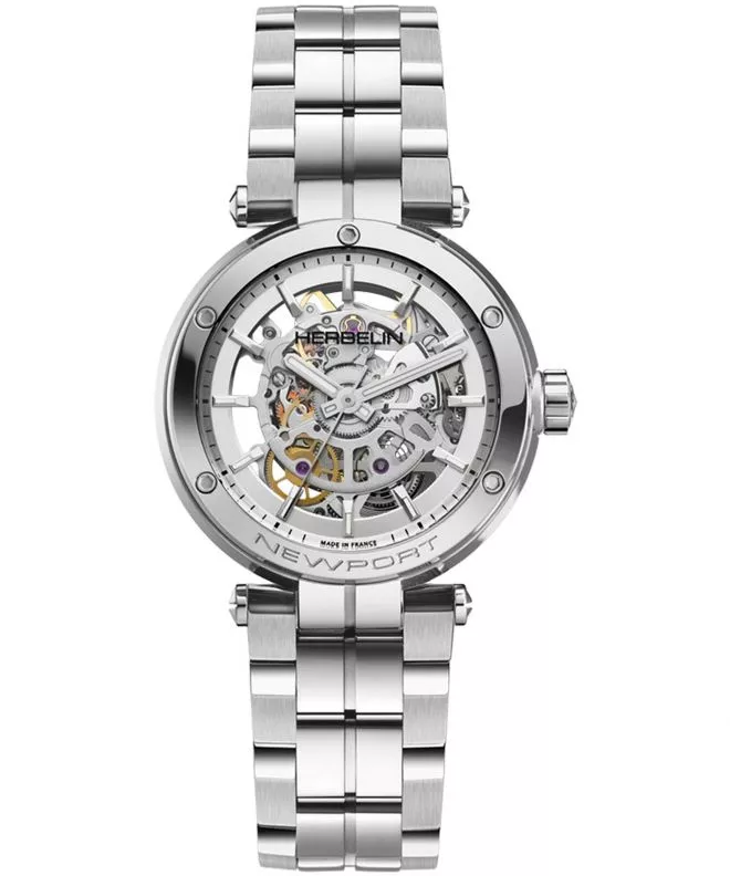 Часовник Дамски Herbelin Newport Skeleton Automatic 1658BSQ12