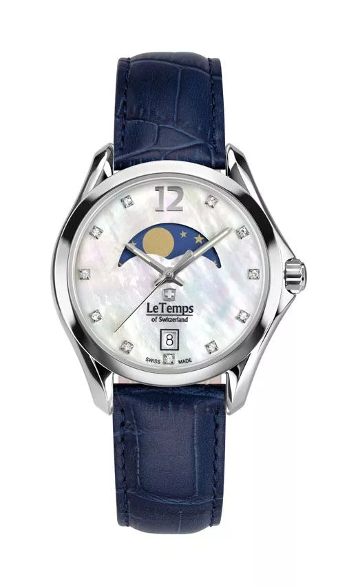Часовник Дамски Le Temps Sport Elegance Moon Phase LT1030.06BL03