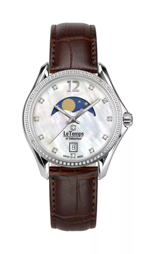 Часовник Дамски Le Temps Sport Elegance Moon Phase LT1030.16BL02