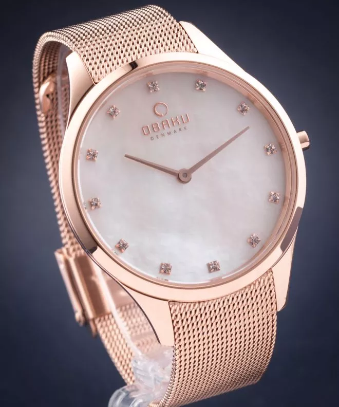 Часовник Дамски Obaku Fin Rose V217LXVWMV