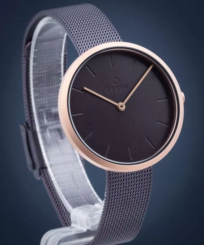 Часовник Дамски Obaku Hassel Lille Walnut V219LXVNMN