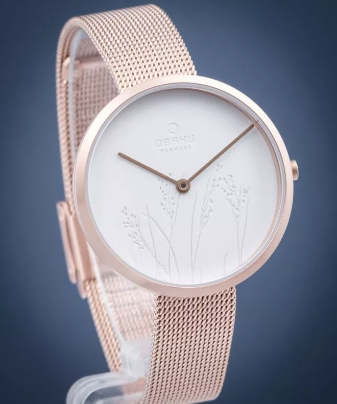 Часовник Дамски Obaku Hassel Natur Rose V219LXVHMV