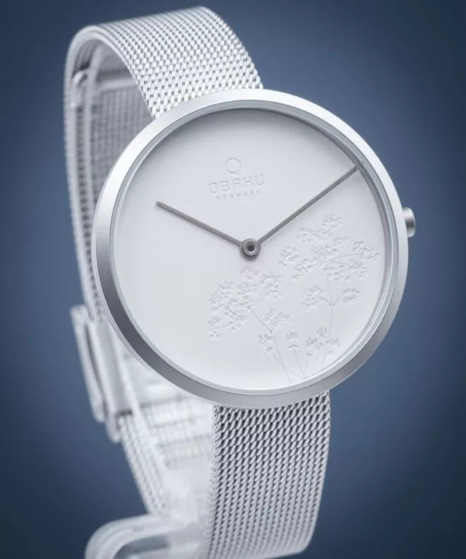 Часовник Дамски Obaku Hassel Natur Steel V219LXCHMC