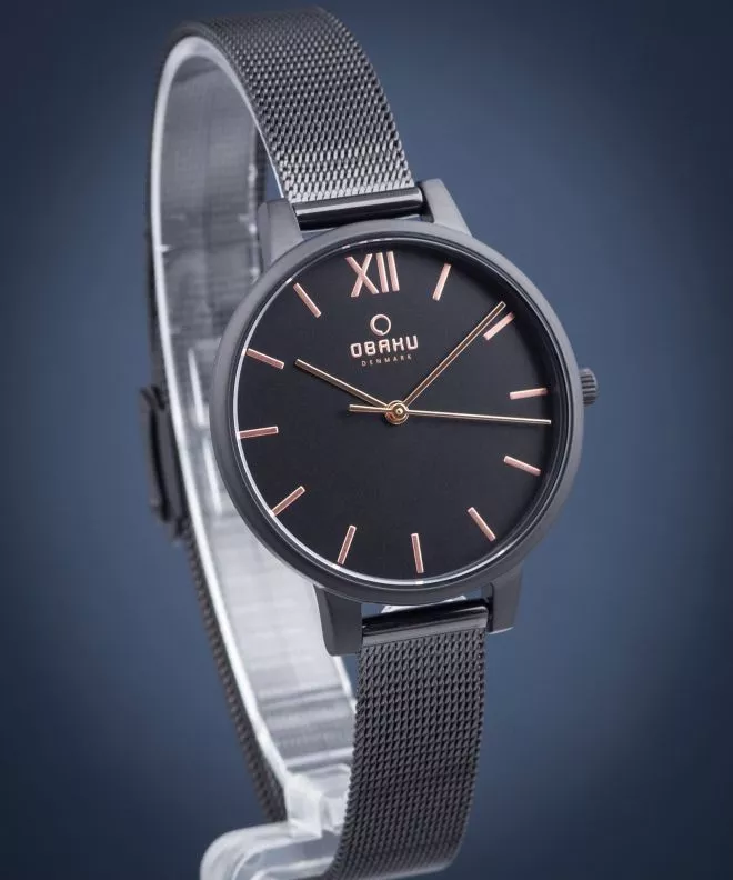 Часовник Дамски Obaku Liv Charcoal V209LXBBMB