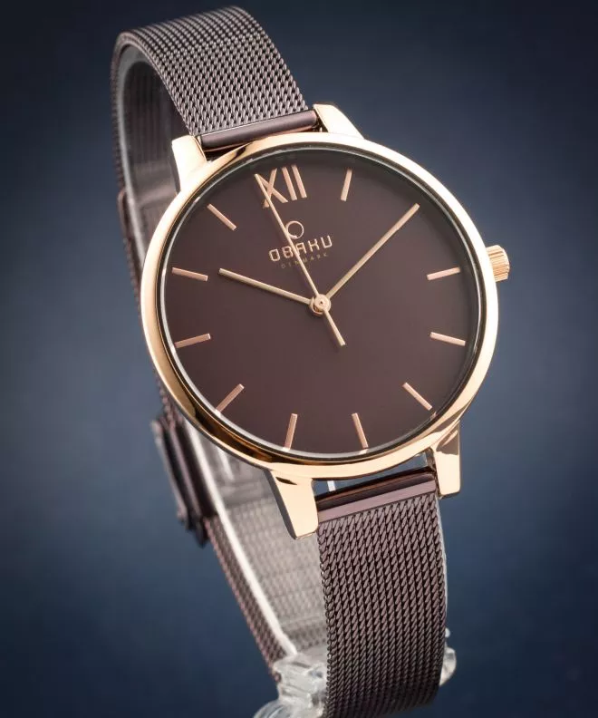 Часовник Дамски Obaku Liv Walnut V209LXVNMN