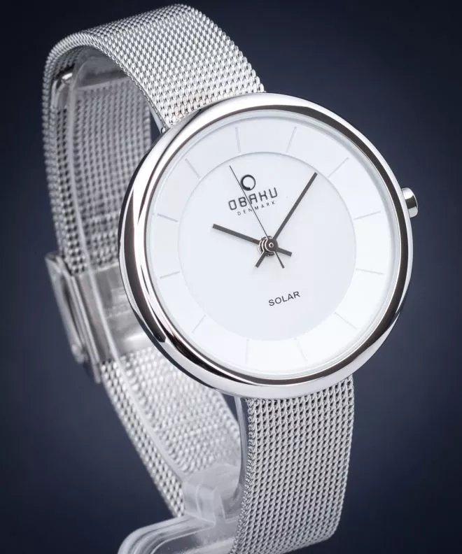 Часовник Дамски Obaku Lys Steel Solar V206LRCWMC