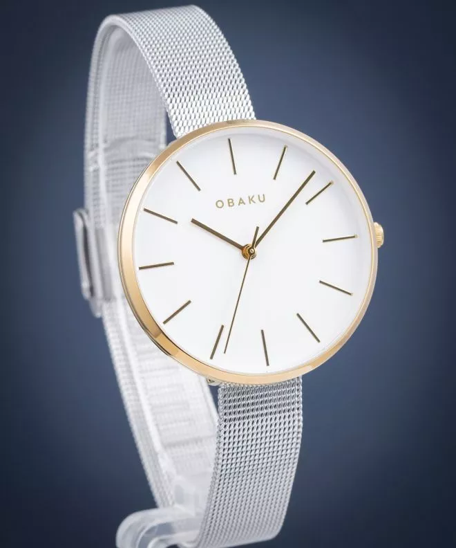 Часовник Дамски Obaku Mynte Gold Bi V211LXGIMC1