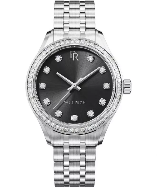 Часовник Дамски Paul Rich Crystelle Silver Black 717931446240
