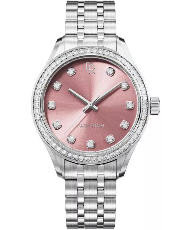 Часовник Дамски Paul Rich Crystelle Silver Pink 717931446257