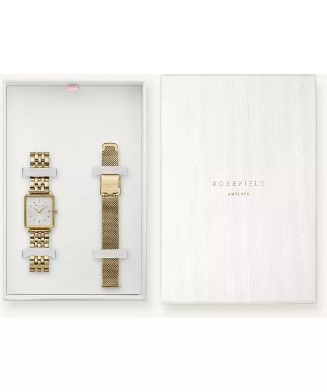 Часовник Дамски Rosefield Mini Boxy Gift Set BMWMG-X240