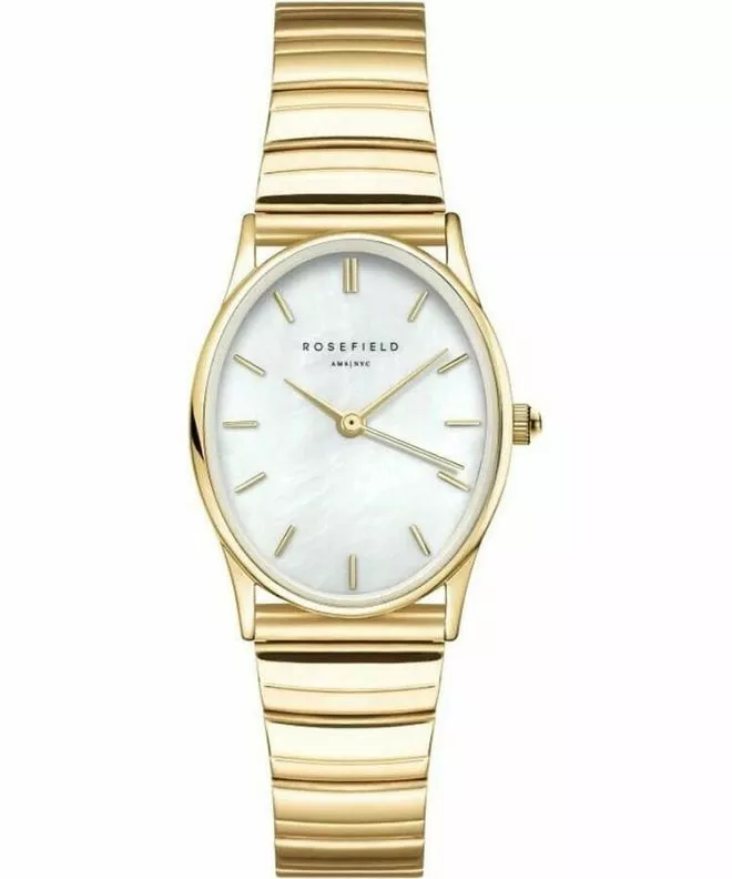 Часовник Дамски Rosefield Oval Pearl Gold OVWGSG-OV16