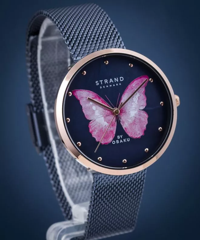 Часовник Дамски Strand by Obaku Butterfly S700LXVLML-DBP