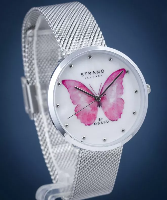 Часовник Дамски Strand by Obaku Butterfly S700LXCWMC-DBP