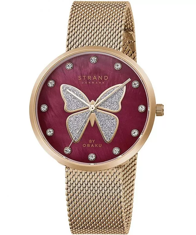 Часовник Дамски Strand by Obaku Butterfly S700LXVDMV-DB