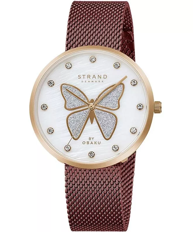 Часовник Дамски Strand by Obaku Butterfly S700LXVWMD-DB