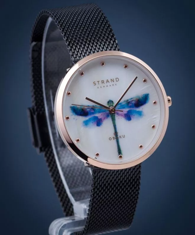 Часовник Дамски Strand by Obaku Dragonfly S700LXVWMB-DD