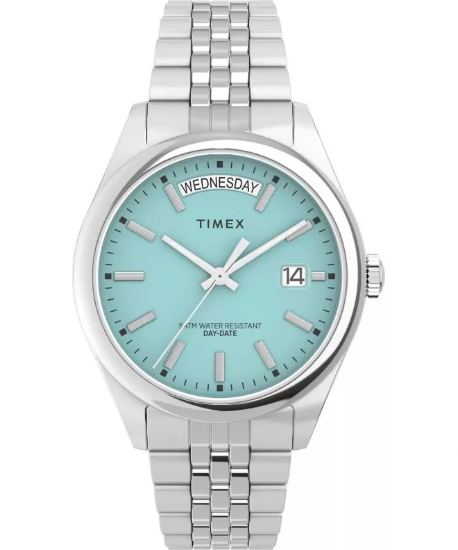 Часовник Дамски Timex Legacy Day and Date Tiffany Blue TW2V68400